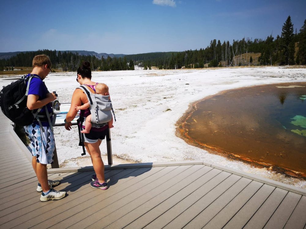 Parco di Yellowstone con i bambini Stati Uniti