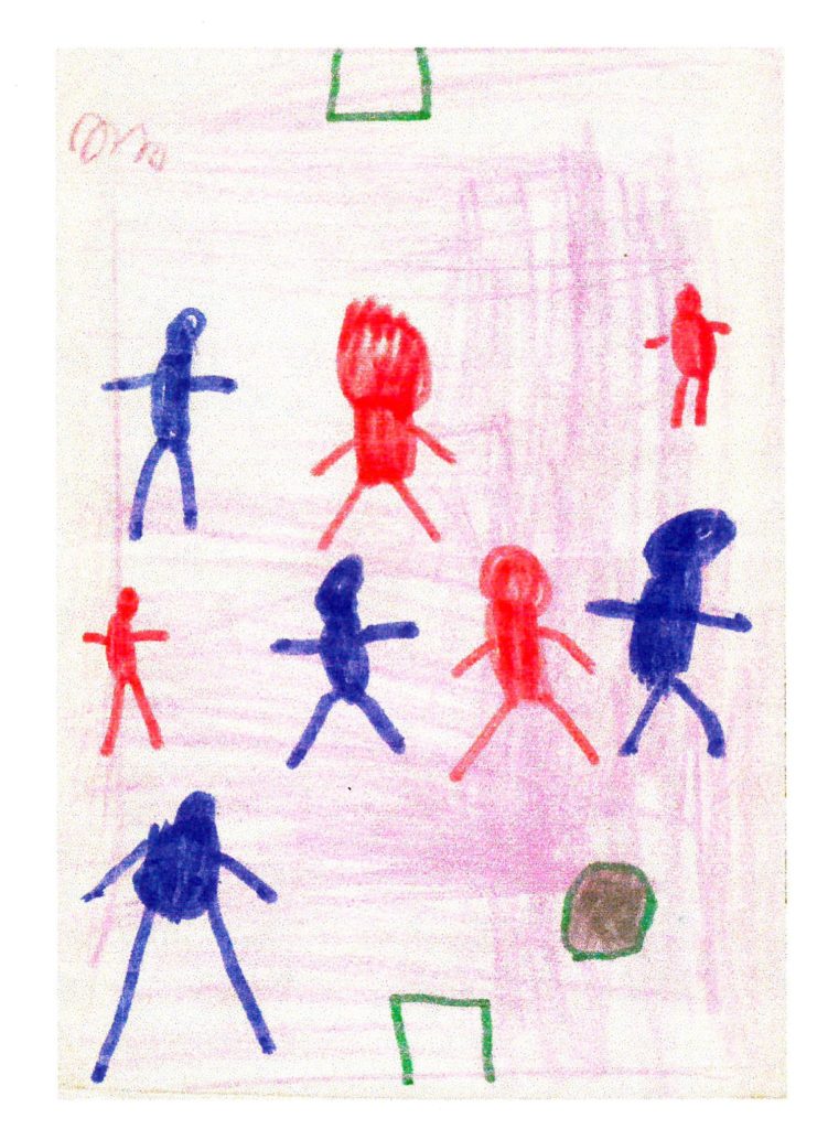 disegno infantile bambino lavori artistici genitori