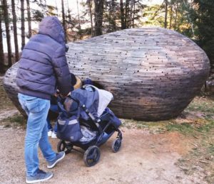 arte sella parco con i bambini percorso trentino