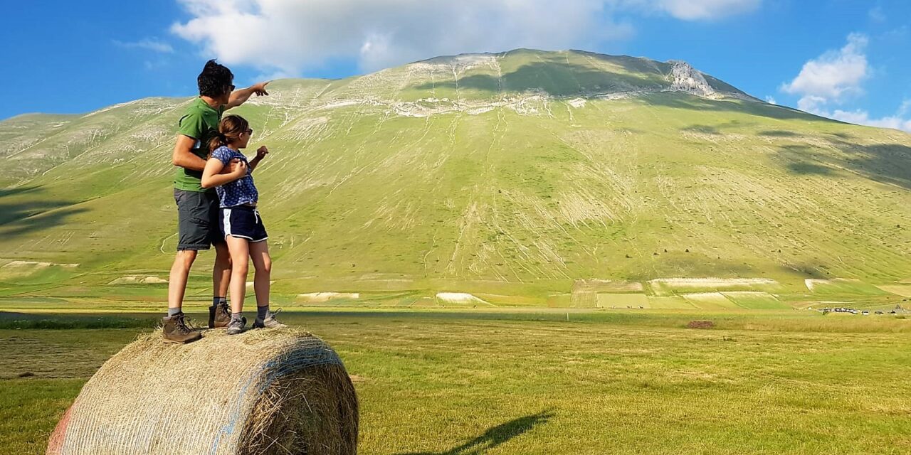Umbria Castelluccio Norcia passeggiate bambini