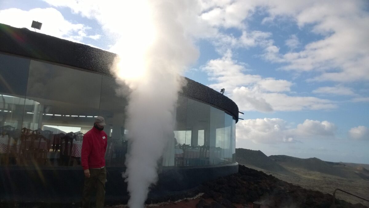 Lanzarote dimostrazione Las Montañas del Fuego