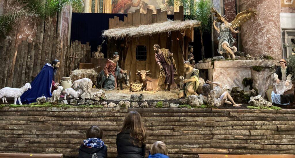 Natale a Roma con bambini presepi