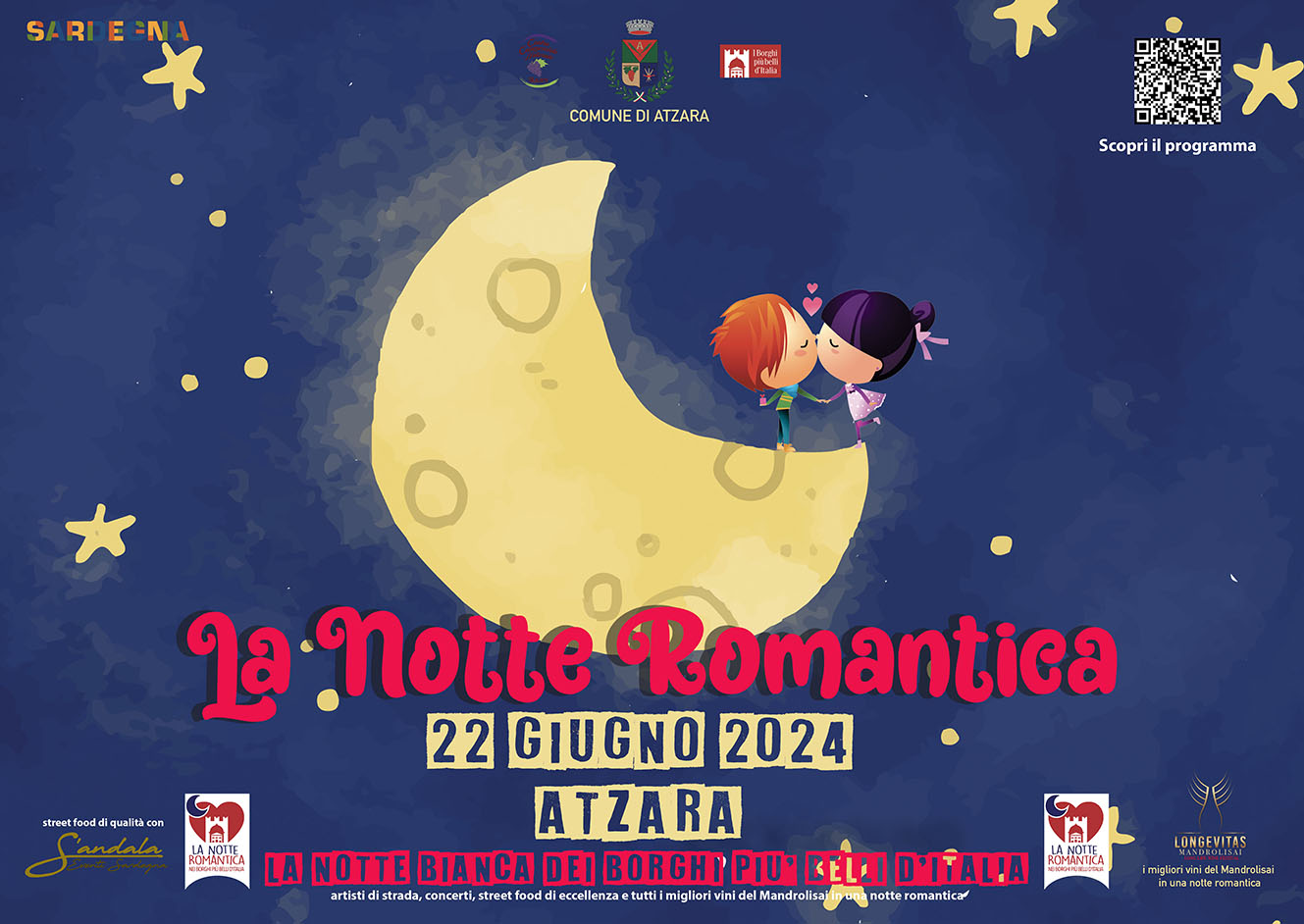 La notte romantica dei Borghi più belli d'Italia ad Atzara (NU)