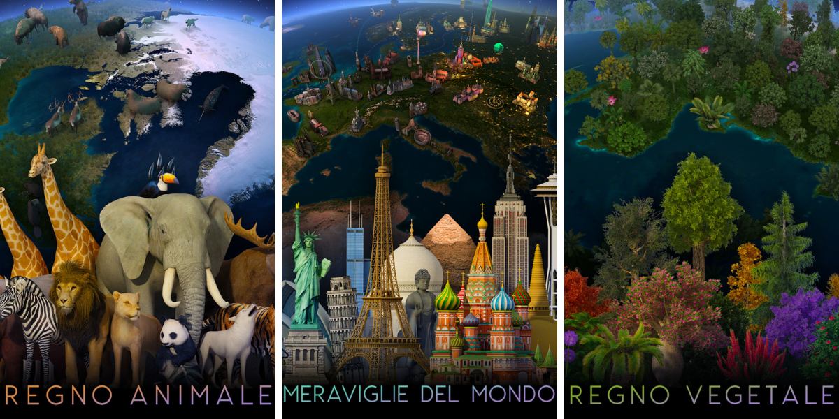 Terra 3D app per bambini da 8 a 10 anni Terra 3D app per bambini da 8 a 10 anni