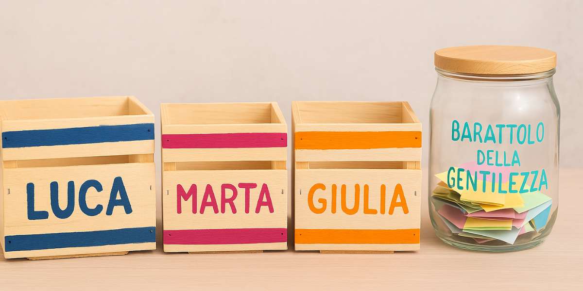 barattolo gentilezza scatoline legno